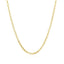 Collier en chaîne Rolo en or jaune 14k de 2,3 mm