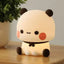 Cute Panda Night Light LED Squishy Novelty Animal Touch Night Lamp 3 Modes Dimmable Baby kids Bedroom Night light Pat Lamp - Korvel
