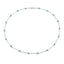 1.80 Carat Genuine Emerald .925 Sterling Silver Necklace