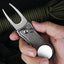 Golf Green Fork Aluminum Handle Folding Spring Repair Tool Gift New - Korvel
