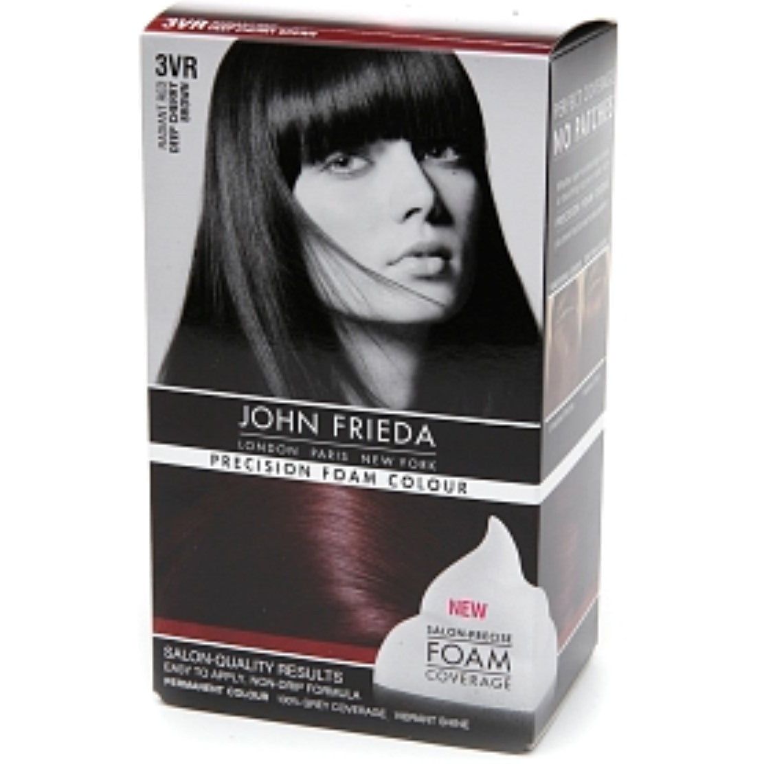 John Frieda Radiant Red Foam Color - Marrón Cereza Profundo 3VR
