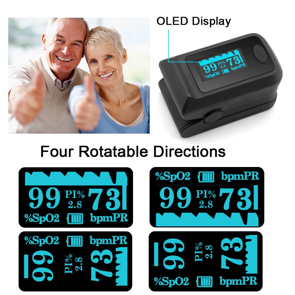 Oximeter fingertip pengukur kadar oksigen dalam Darah oxymeter spo2 dan Pulse Oximeter - Korvel