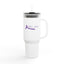 Aquí. Aún. Taza de viaje aislada de 40 oz - Conciencia sobre la epilepsia