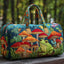 Bolsa de Viaje de Bordado Acolchado para Deportes y Fitness