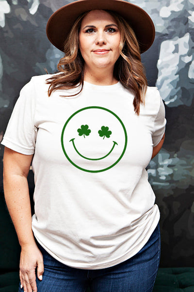 Clover Smiley Face T-Shirt