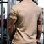 Camiseta de manga corta transpirable para hombres en tallas grandes