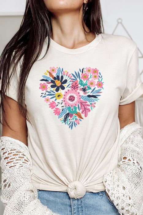 Floral Heart 4640 Batting Tee