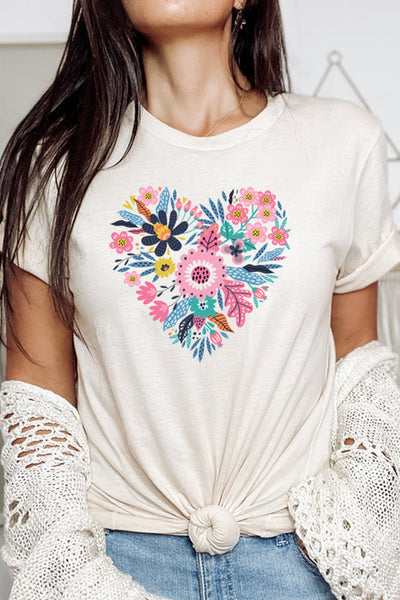 Floral Heart 4640 Batting Tee
