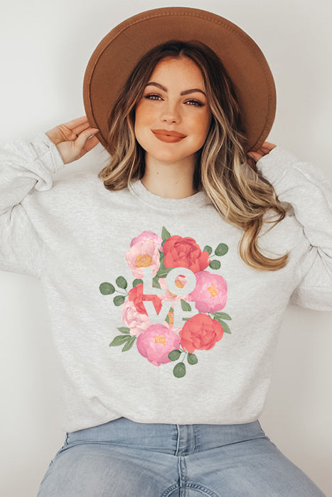 Flower Love 4641 Sweatshirt - Korvel