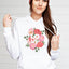 Sudadera con capucha Flower Love 4641