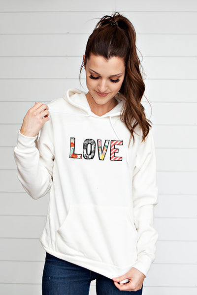 Sudadera con capucha Love 4642