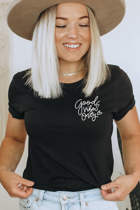 Good Vibes Only Baseball Batting Tee