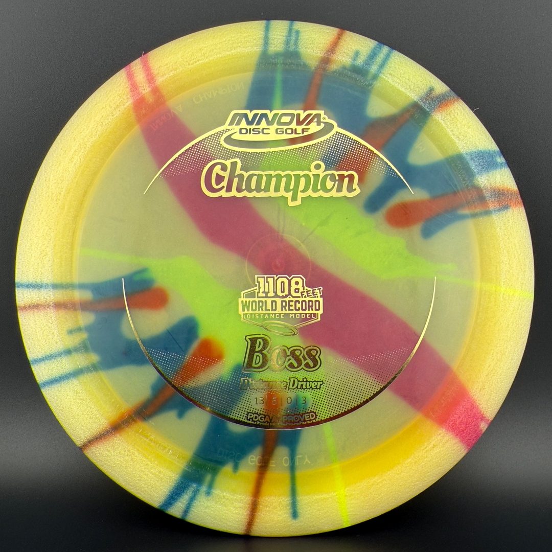 I-Dye Champion Boss - David Wiggins Jr Record Mondial Disc