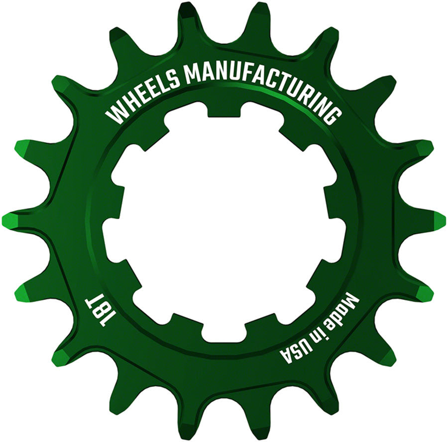 Wheels Manufacturing SOLO-SPEED Cog - 18t Green