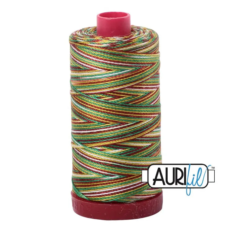 4650 Primarios Aurifil Hilo de Algodón 12 WT Carrete Grande
