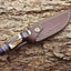 Artisan Crafted 1095 Steel Hunting Knife with Antler & Exotic Wood Handle – 11" | KBS Knives - Korvel