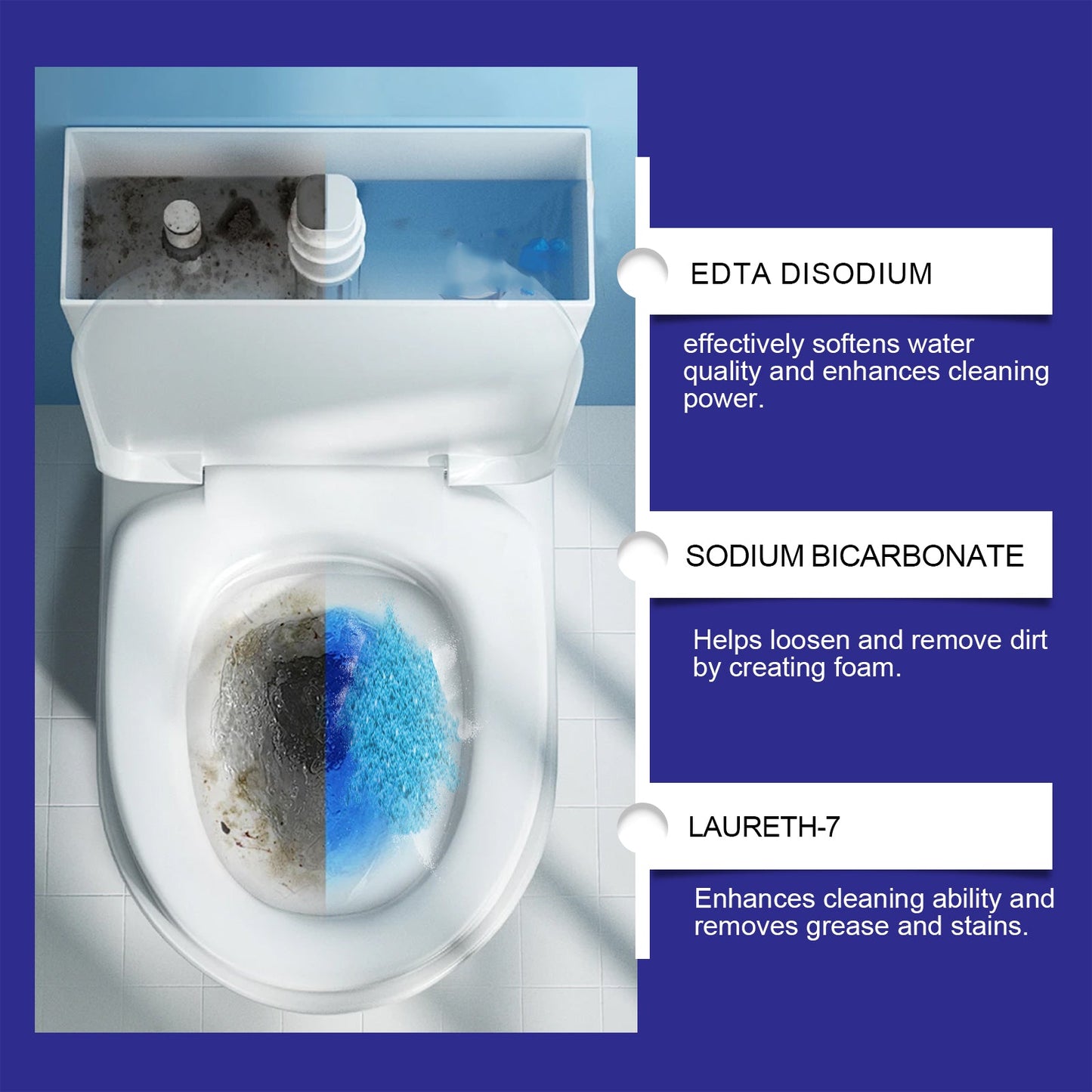 Nettoyant Mousse pour Toilettes Premium pour un Foyer Frais