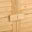 Premium Wooden Garden Shed - 3-Tier Outdoor Storage Cabinet