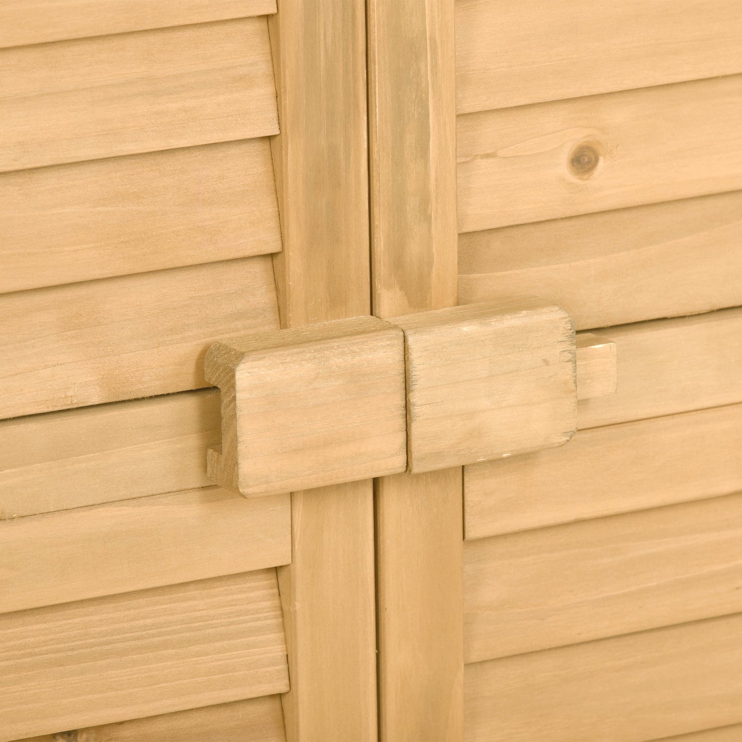 Premium Wooden Garden Shed - 3-Tier Outdoor Storage Cabinet