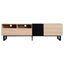 Modern TV Stand for 80'' TV with Double Storage Space Media Console Table Entertainment Center with Drop Down Door - Korvel