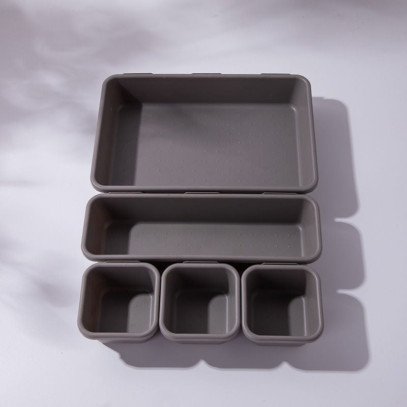 8pcs/set Adjustable Drawer Organizer Box Trays Make Up Cosmetics Sundries Divider Holder Kitchen Bathroom Closet Jewellery Box - Korvel