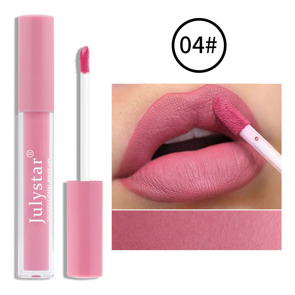 Fog Matte Makeup Free Ice Cream Lip Glaze Velvet Does Not Stick To Lip Mud - Korvel
