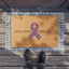 Epilepsy Awareness Welcome Mat - Still Here. Here Still.