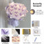 New DIY Butterfly Bouquets Handmade Butterfly Flower Material Package Bouquet with Light String Wedding Decor Gift for Girlfrien - Korvel