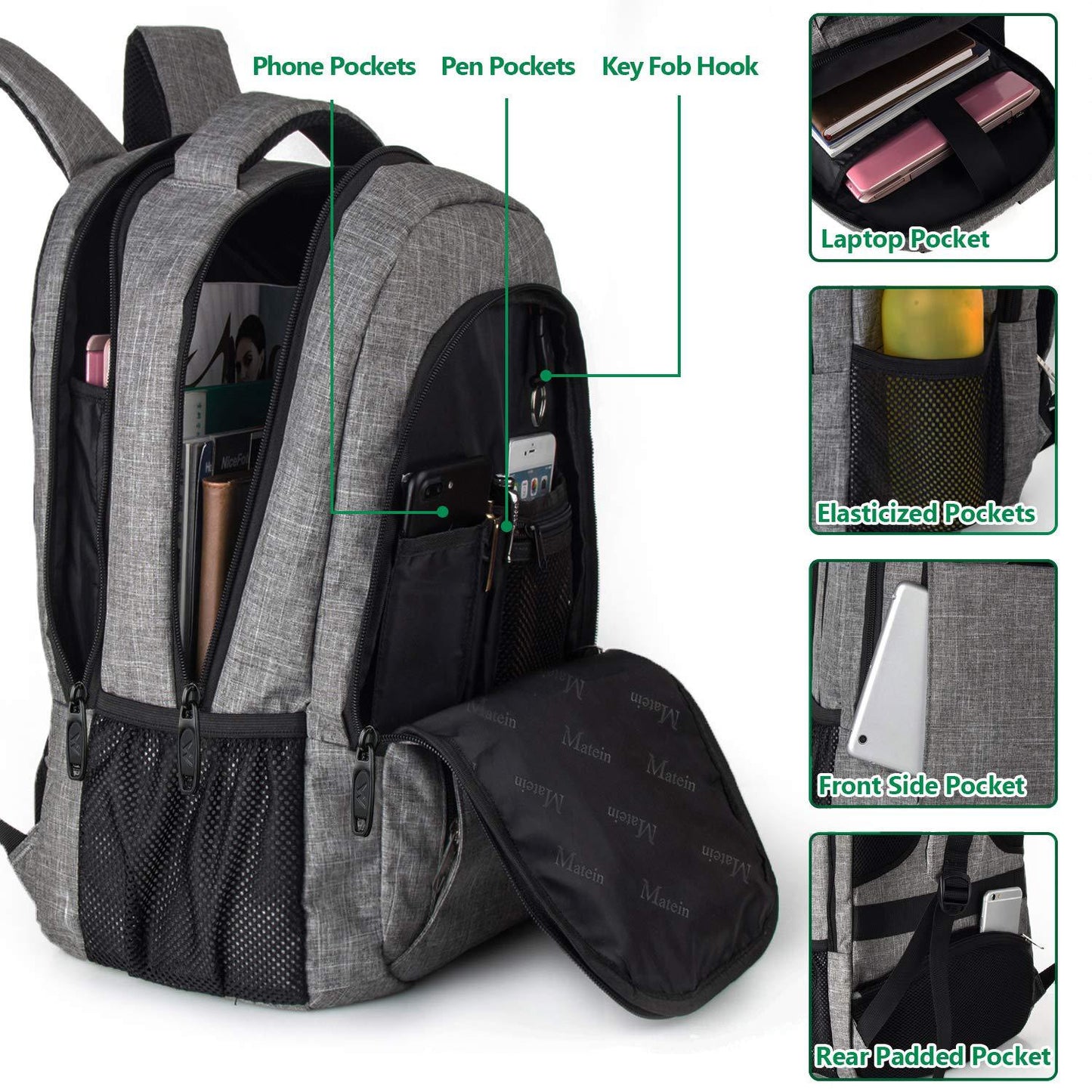 Mochila de Viaje Multifuncional de Gran Capacidad