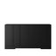 Modern kitchen buffet lockers with storage space, drawers and doors, and a large coffee bar with adjustable kitchen shelves - Korvel