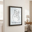 L'impression sur toile Chat Le Monde Peut Attendre