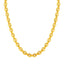 Collier en maillons ovales poli en or jaune 14 carats