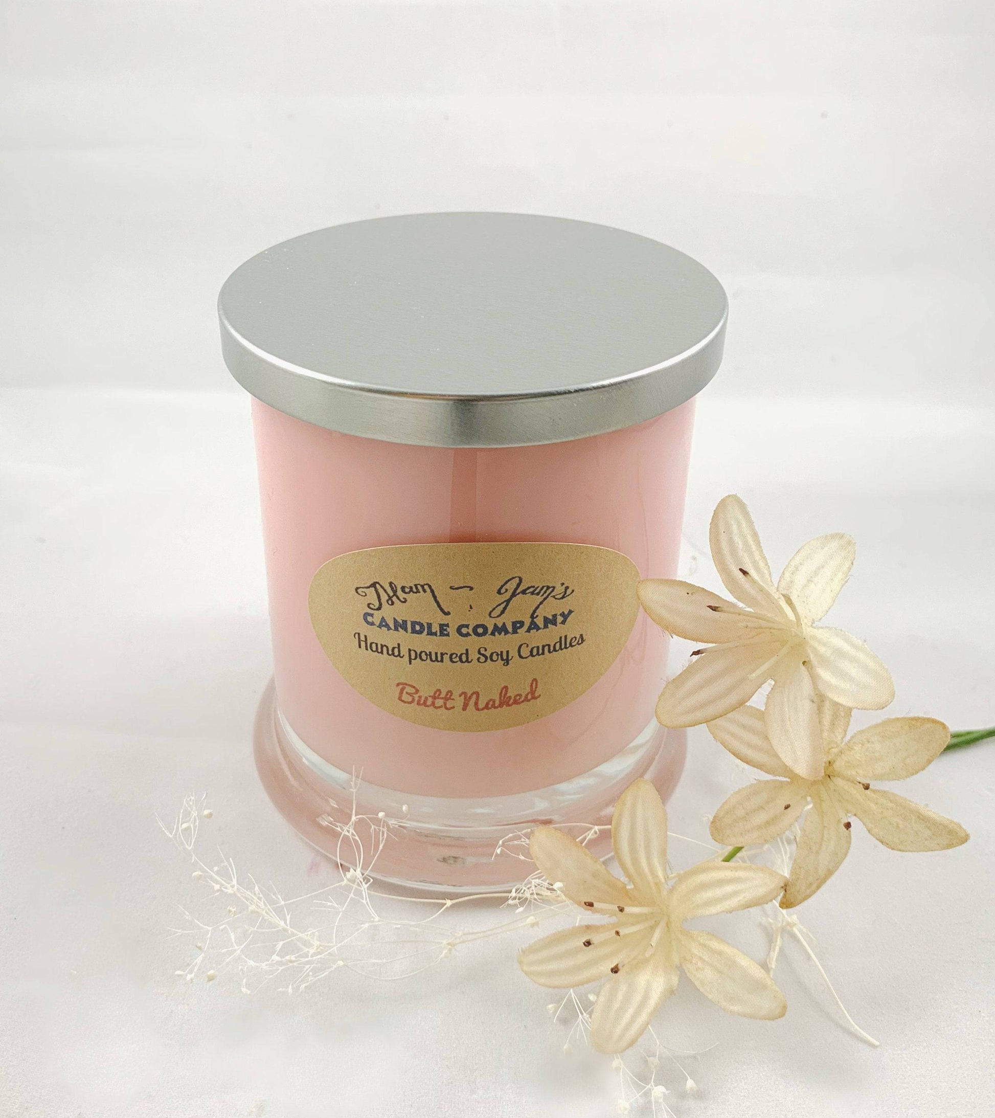 Butt Naked Soy Candle – Tropical & Fruity Scent | Mam Jam’s - Korvel