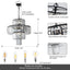 Black  Luxury Crystal Chandelier Modern Chandeliers Lights Fixture Hanging  Pendant Light Fixture for Dining Room Bedroom - Korvel