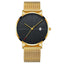 Simple Men's Watch Stainless Steel Mesh Band Watches Classic Quartz Date Wristwatch Casual Luxury Masculino Relogios - Korvel