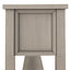 TREXM Rustic Entryway Console Table60" Long Sofa Table with two Different Size Drawers and Bottom Shelf for Storage (Gray Wash) - Korvel