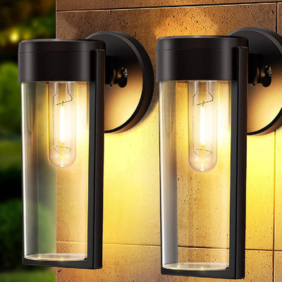 Outdoor Solar Tungsten Wire Wall Lamp - Waterproof & Elegant
