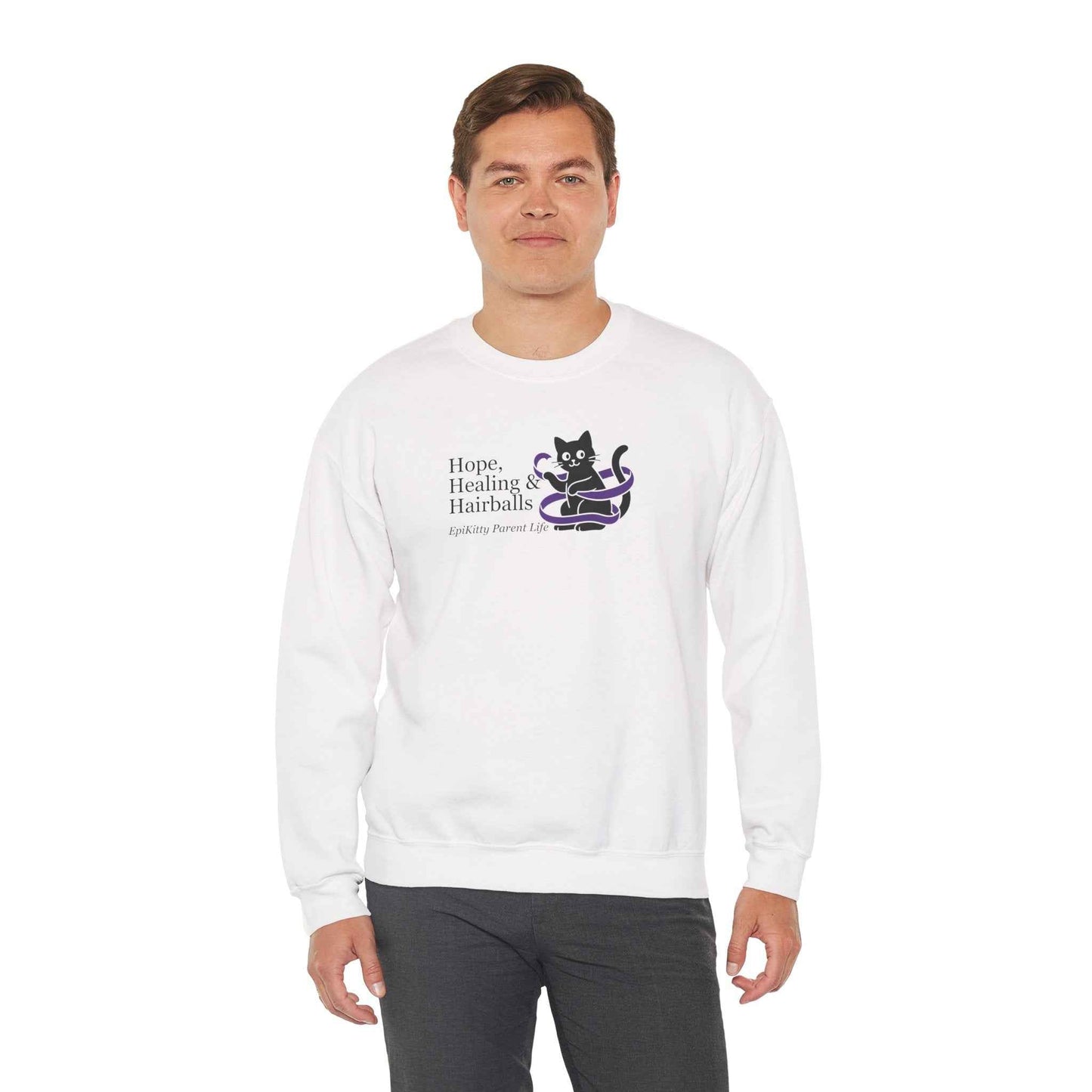 Sudadera Epikitty Parent Life de Esperanza, Sanación y Bolitas de Pelo