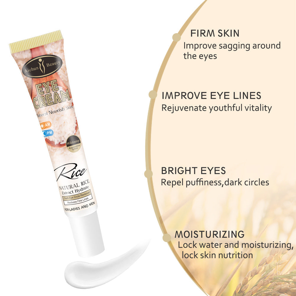 Rice Eye Cream To Remove Eye Bags And Dark Circles To Fade Fine Lines And Firming Eye Care Eye Cream - Korvel