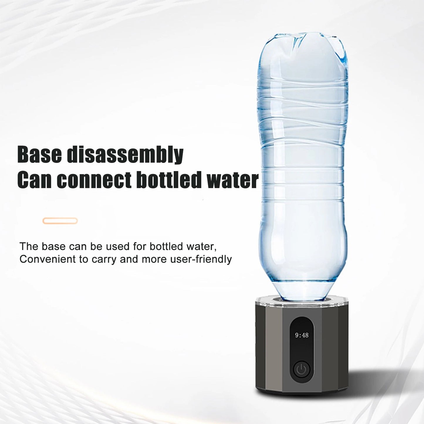 H60 Intelligent Hydrogen Rich Water Cup - Portable & Leak-Proof