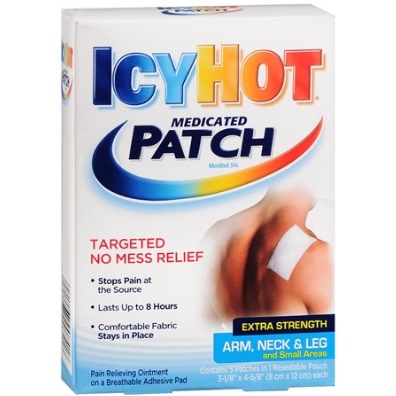Icy Hot Original Pain Relief Patch - 5 Count