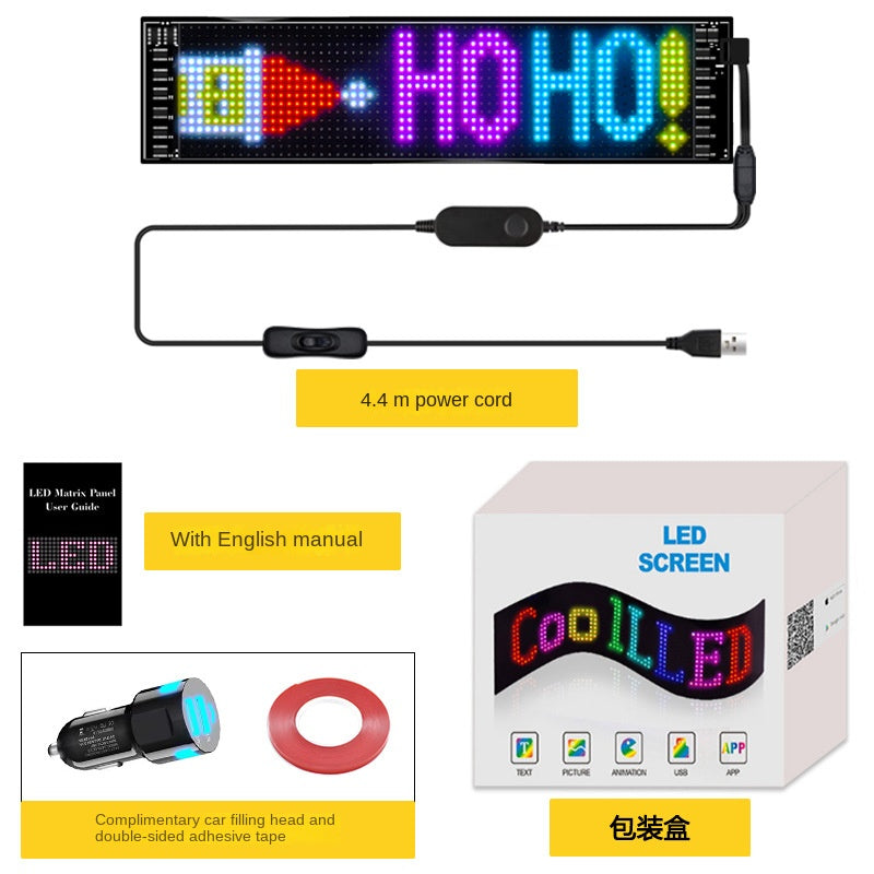 Flexible LED Advertising Screen LED Soft Panel APP Bluetooth Car Display - Korvel