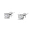 Boucles d'oreilles en diamant Miracle-Set en argent sterling 0,925 1/2 Cttw