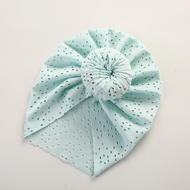 Baby Pullover Cap Cute Lace Hole Donut Baby Indian Tire Cap Children's Headwear - Korvel