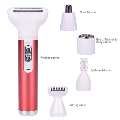 5-in-1 Multifunctional Electric Shaver and Trimmer for Women
