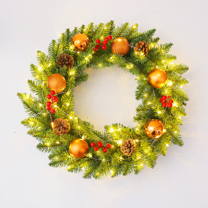 Corona de Navidad de Ratan Elegante - Disponibles en Múltiples Tamaños