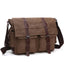 Men Business Messenger Bags For Men Shoulder Bag vintage Canvas Crossbody Pack Retro Casual Office Travel Bag - Korvel