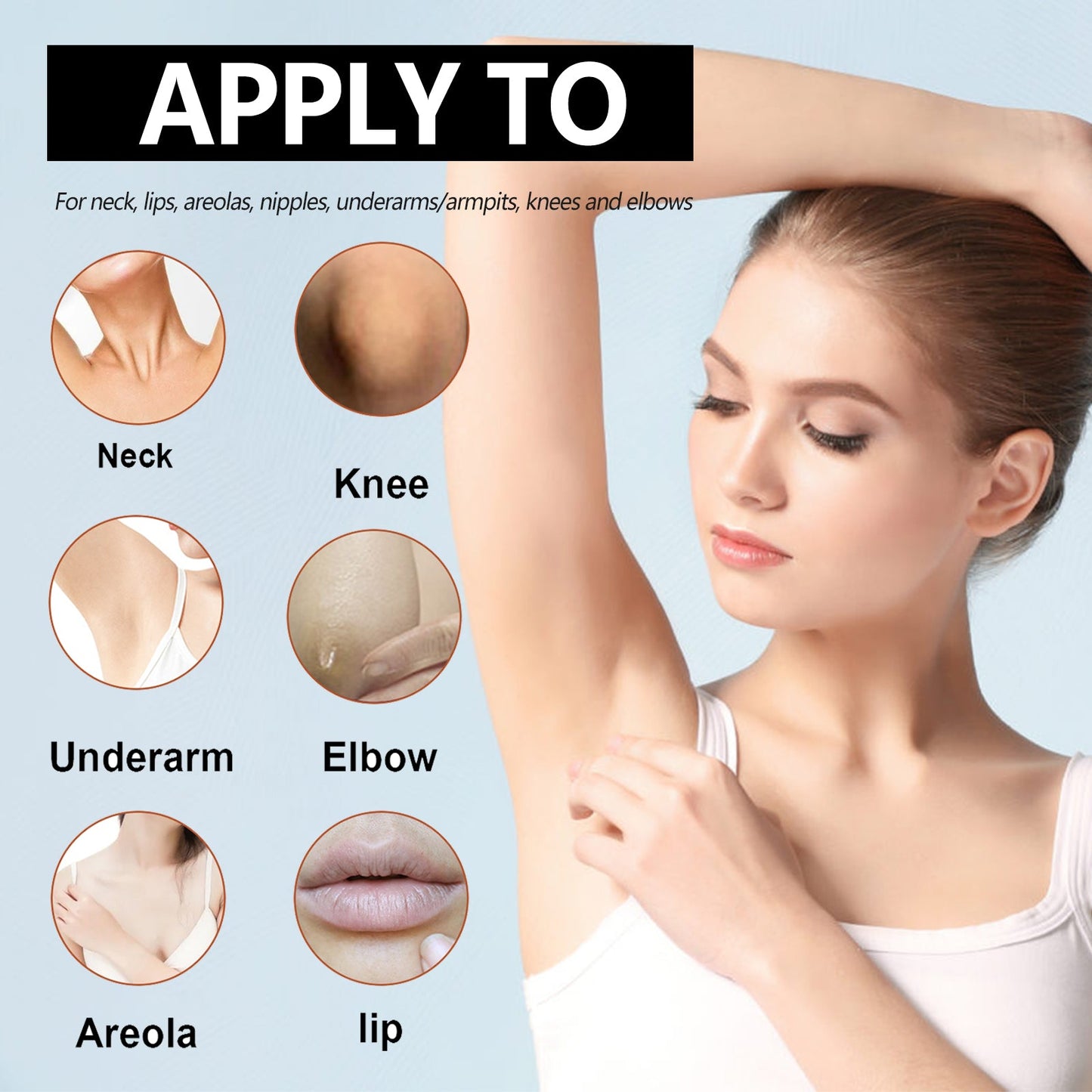 Savon éclaircissant premium pour les aisselles pour une peau radieuse