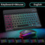 Suitable for iPad gradient luminous wireless keyboard and mouse set tablet Bluetooth keyboard - Korvel