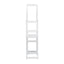 House-shaped Wooden writing Desk,Kids study Table,Bookshelf & Toy Storage,White - Korvel